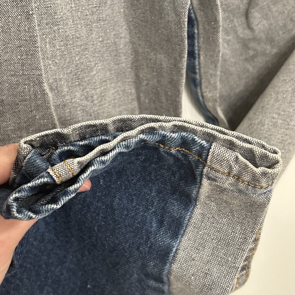 Vintage 90s Palmetto High Rise Jeans Women 9 Color block Tapered USA Cotton - Picture 11 of 11